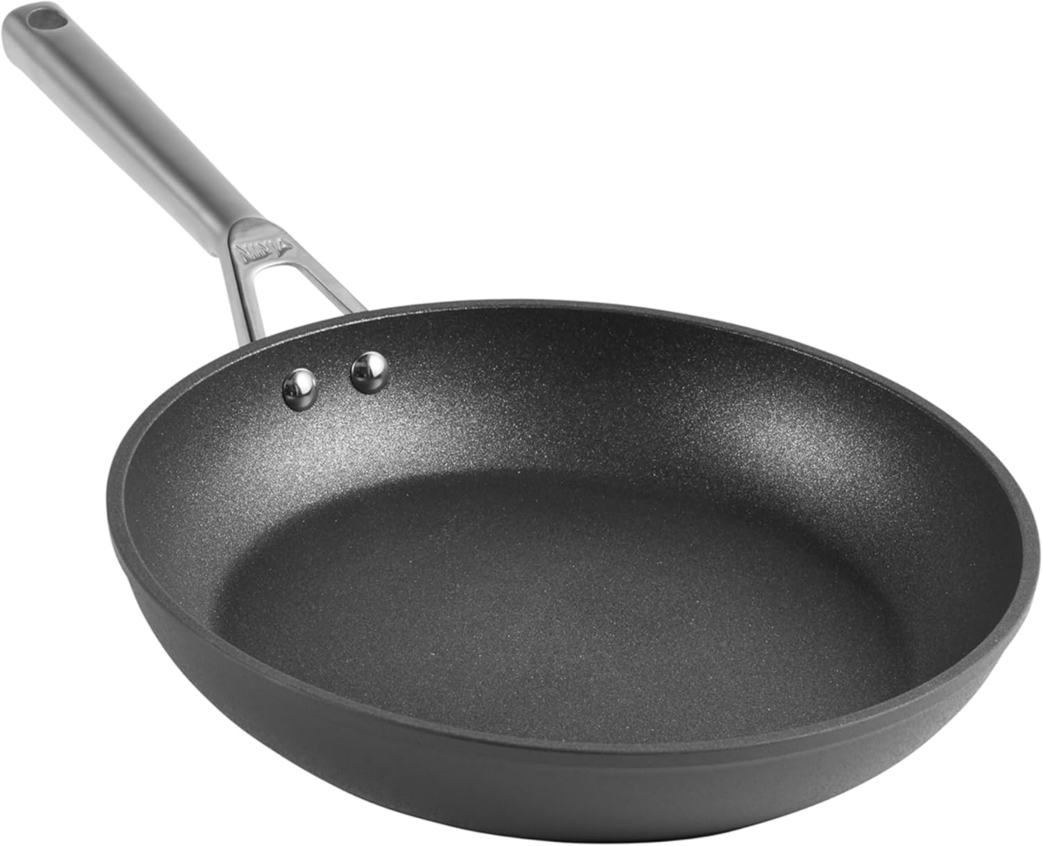Ninja ZEROSTICK Premium 5-Piece Pan Set, Long Lasting Non-Stick, 3x Saucepans with Glass Lids, 1x Milk Pan, 1x Frying Pan, Hard Anodised Aluminium, Induction Compatible, Grey C35000UK