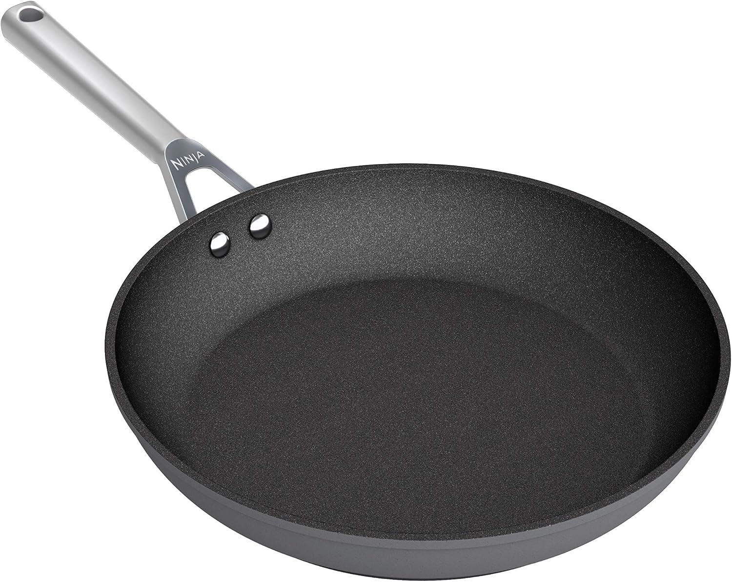 Ninja ZEROSTICK Premium 5-Piece Pan Set, Long Lasting Non-Stick, 3x Saucepans with Glass Lids, 1x Milk Pan, 1x Frying Pan, Hard Anodised Aluminium, Induction Compatible, Grey C35000UK