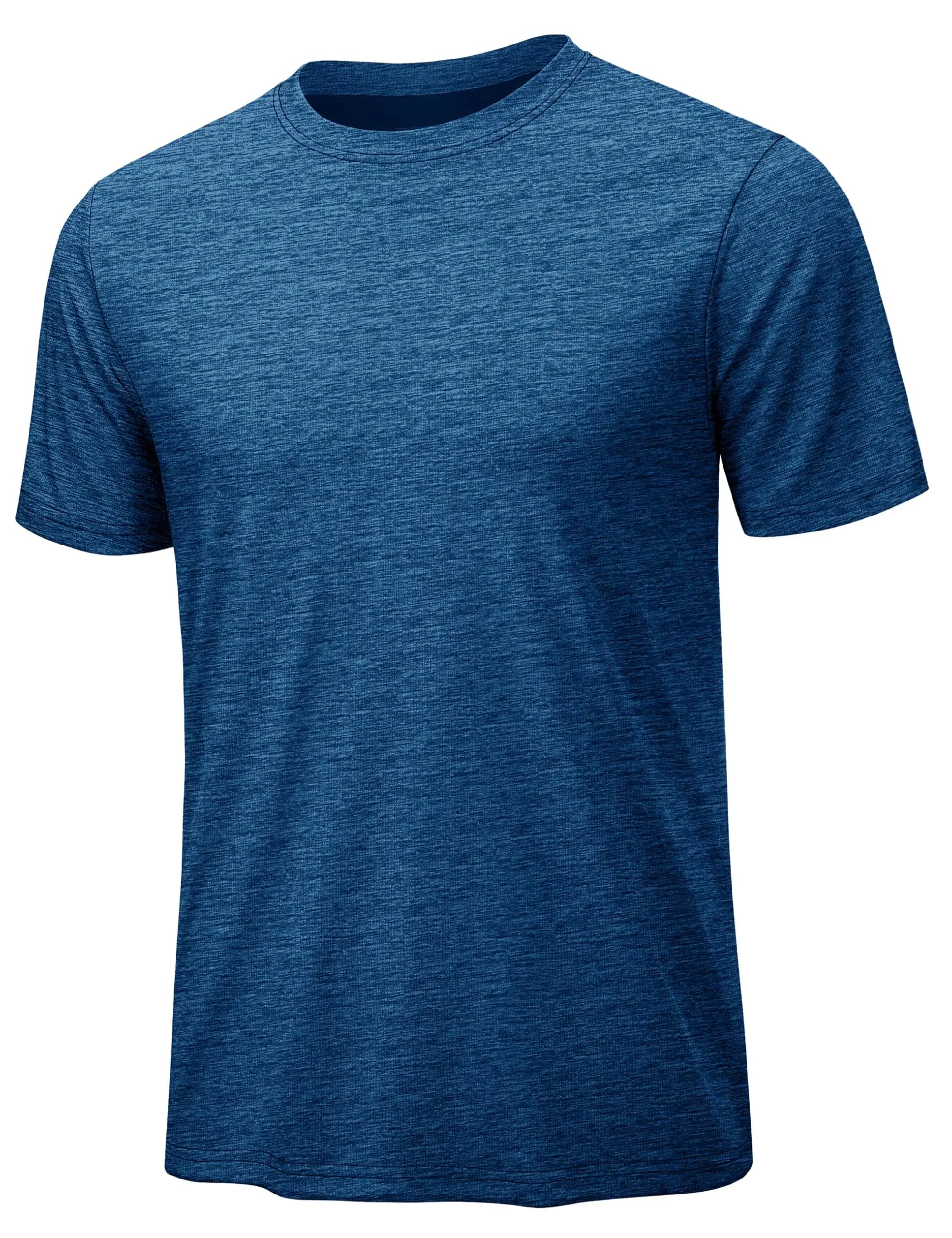 TACVASEN Quick Dry Sun Protection Shirts Mens Mesh Short Sleeve UPF 50+ Athletic T-Shirts Hiking Running Workout Gym Rash Guard