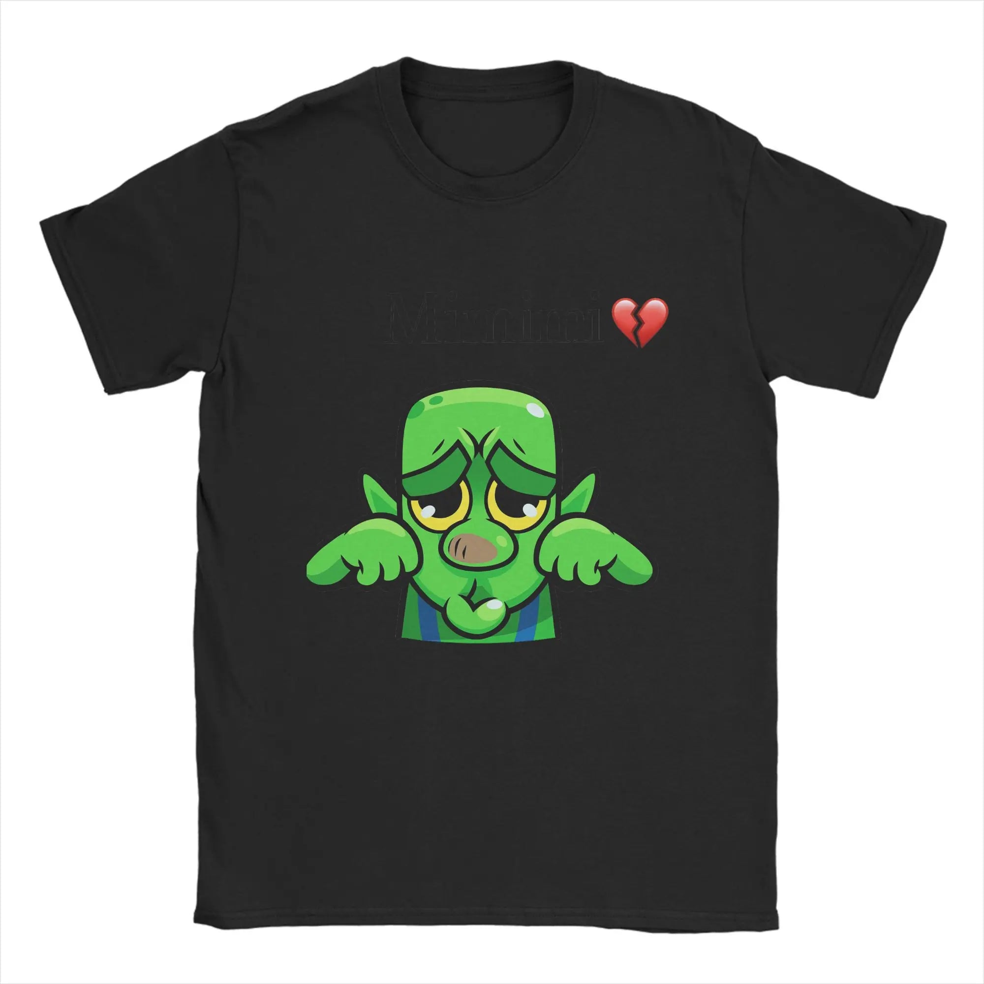 Mimimi Clash Royale Goblin Crying T Shirt Men 100% Cotton Funny T-Shirts Crewneck  Tees Short Sleeve Clothing Adult