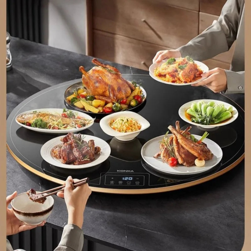Food insulation board Electric Warming Tray Warmer Plate multi-function heating board foldable insulation