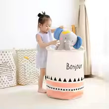 2025 Waterproof Dirty Barrel Folding Toy Creative Clothes Basket Bra Necktie Socks Storage Box Bag Bins Organizer Laundry Basket