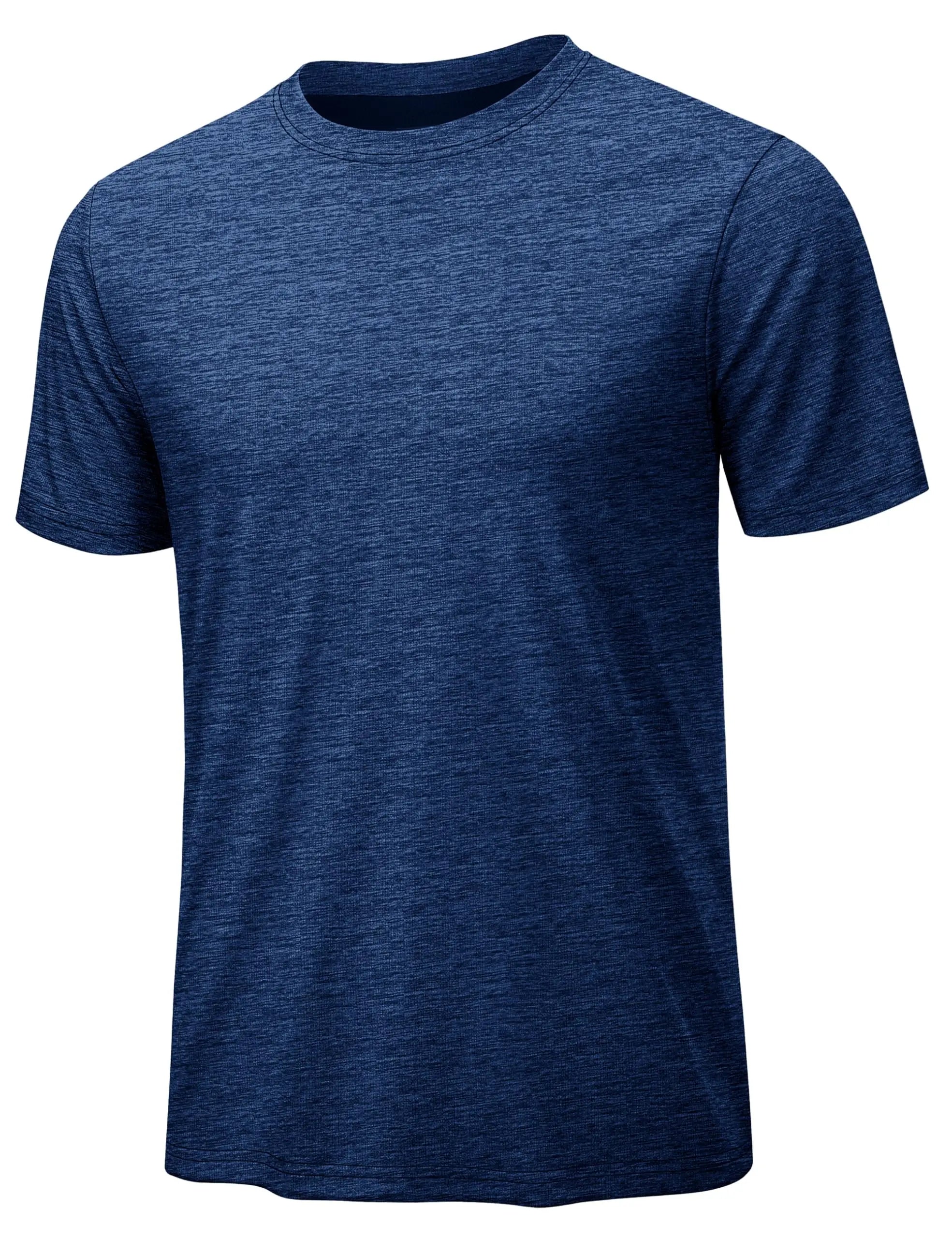 TACVASEN Quick Dry Sun Protection Shirts Mens Mesh Short Sleeve UPF 50+ Athletic T-Shirts Hiking Running Workout Gym Rash Guard