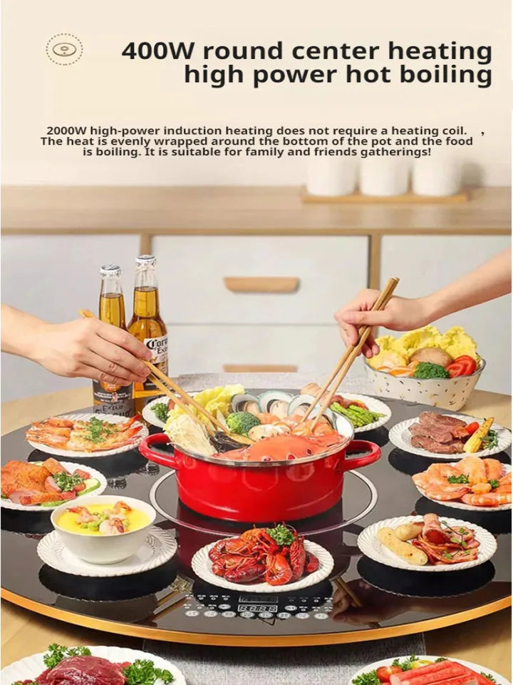 Food insulation board Electric Warming Tray Warmer Plate multi-function heating board foldable insulation