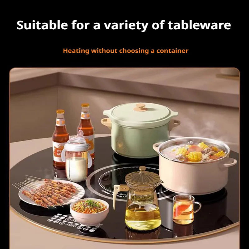 Food insulation board Electric Warming Tray Warmer Plate multi-function heating board foldable insulation