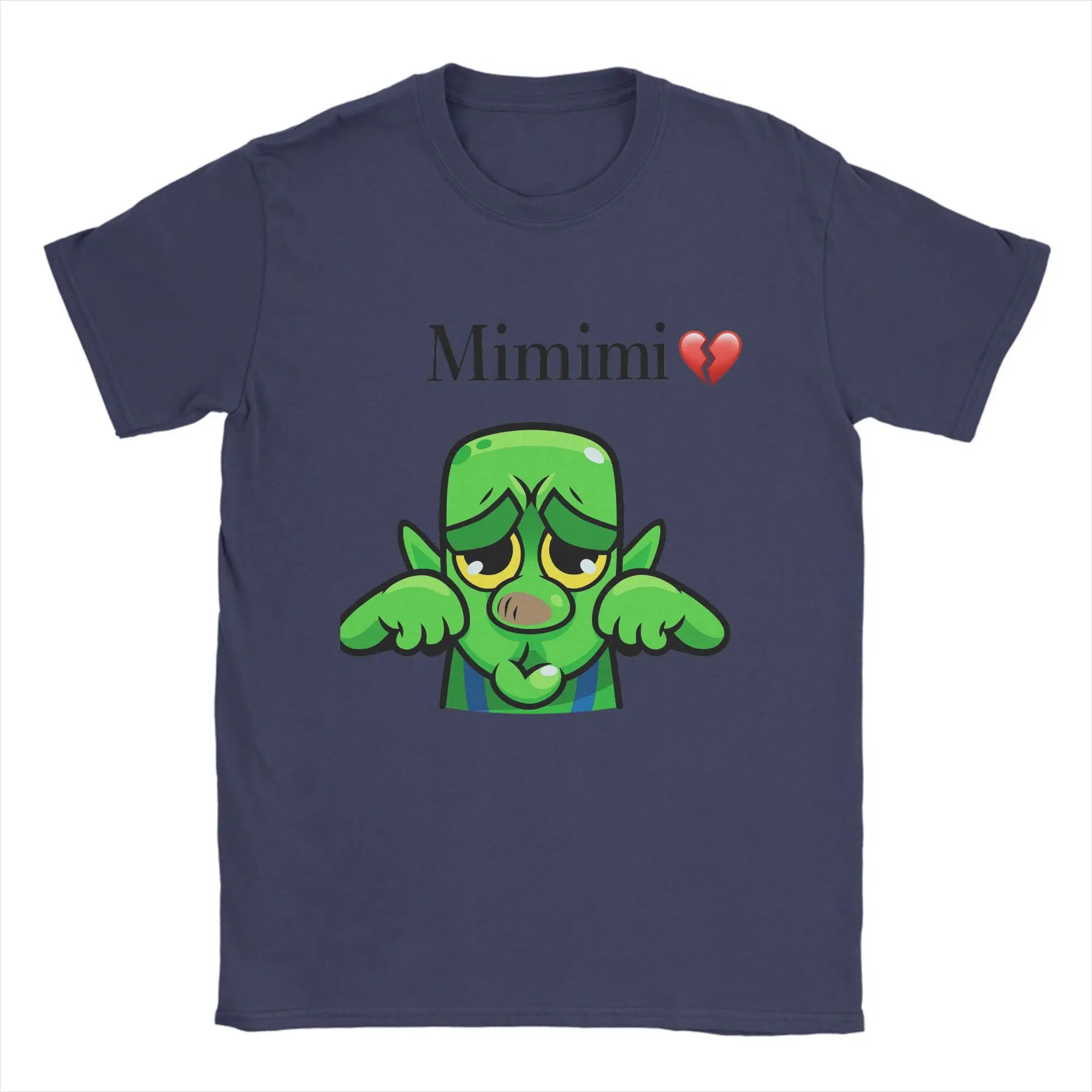 Mimimi Clash Royale Goblin Crying T Shirt Men 100% Cotton Funny T-Shirts Crewneck  Tees Short Sleeve Clothing Adult