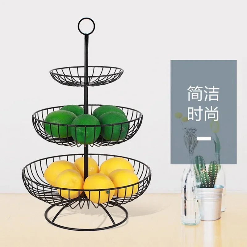 Creative Fruit Plate for Living Room, Nordic Style, Multi-functional Fruit Basket, Snack Basin, Coffee Table