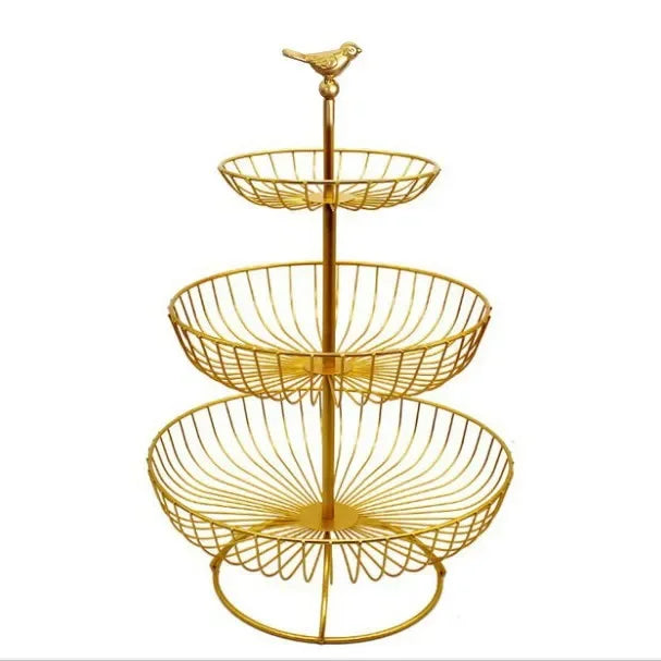 Creative Fruit Plate for Living Room, Nordic Style, Multi-functional Fruit Basket, Snack Basin, Coffee Table