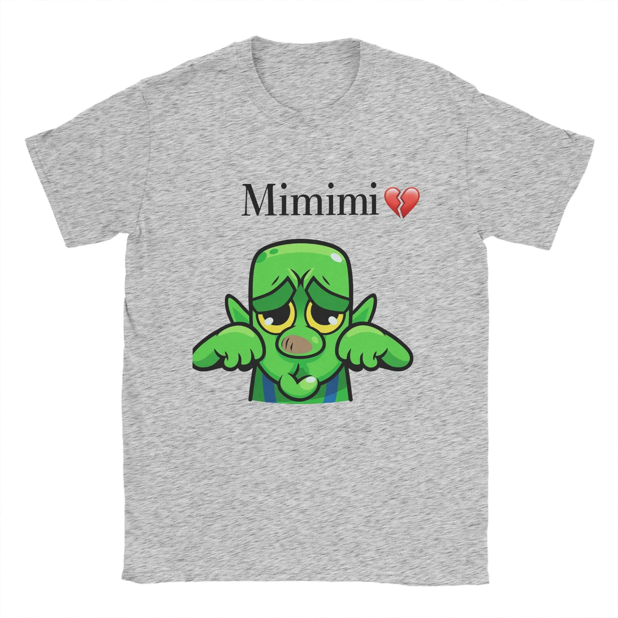 Mimimi Clash Royale Goblin Crying T Shirt Men 100% Cotton Funny T-Shirts Crewneck  Tees Short Sleeve Clothing Adult