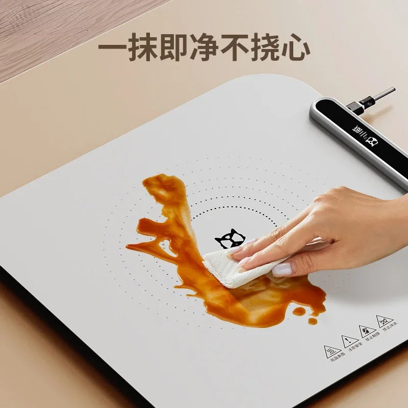 20V Insulated Food Board Hot Plate Chopping Board Warm Dishes Mat Multifunctional Electric Beverage Warmer Rapid Heating кружка